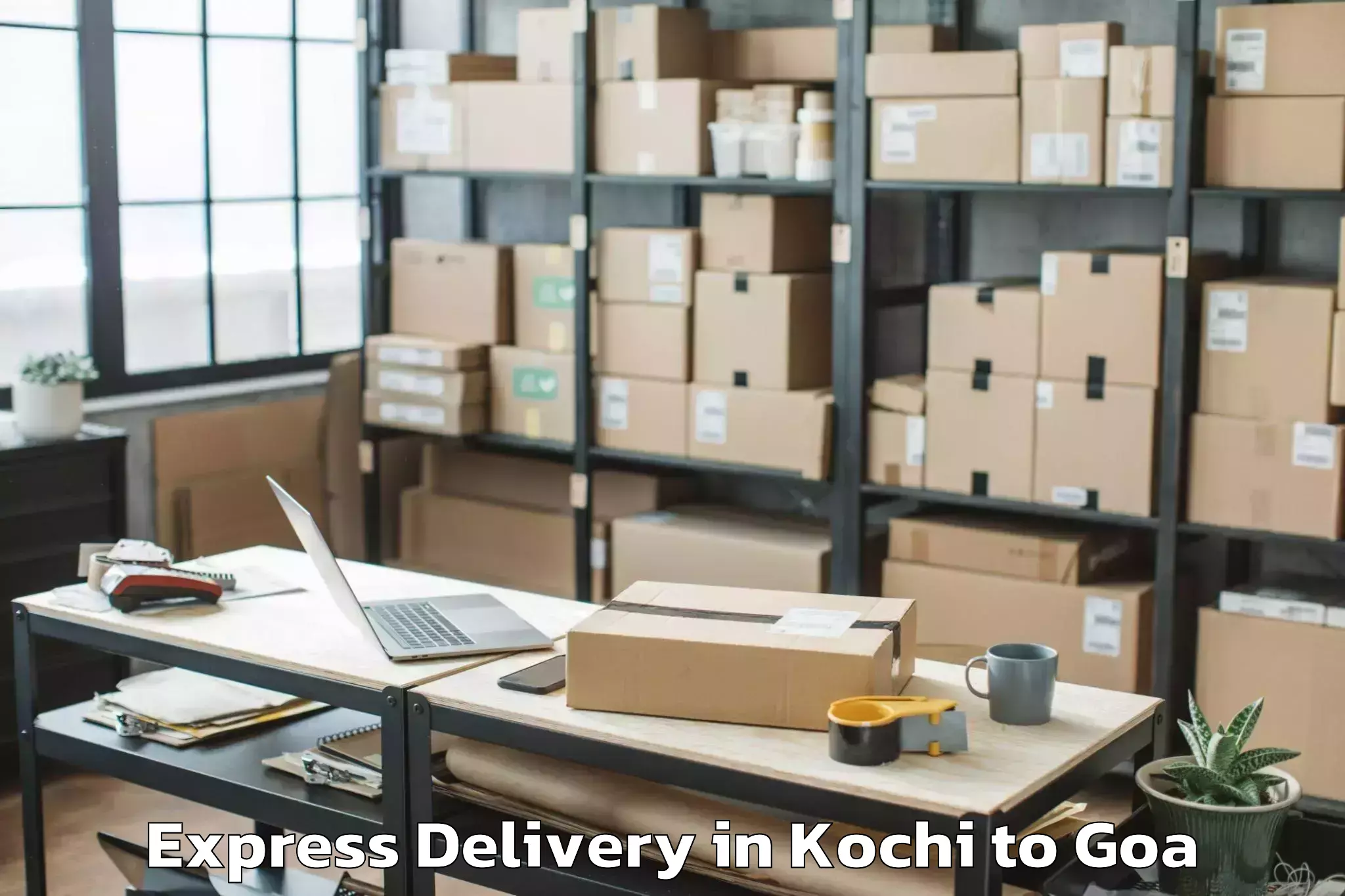 Kochi to Dicholi Express Delivery Booking